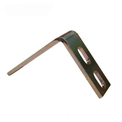 high quality custom 90 degree corner brass metal stamping bending furniture brackets spare parts